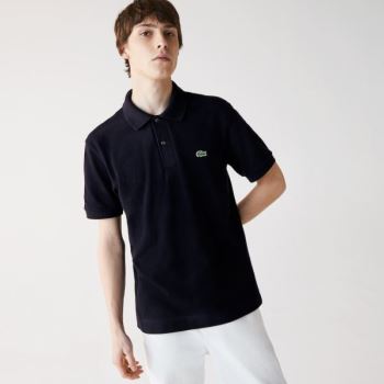 Lacoste Classic Fit Organic Cotton Piqué Polo Pánské - Polo Tmavě Blankyt Blankyt | CZ-R6bnya